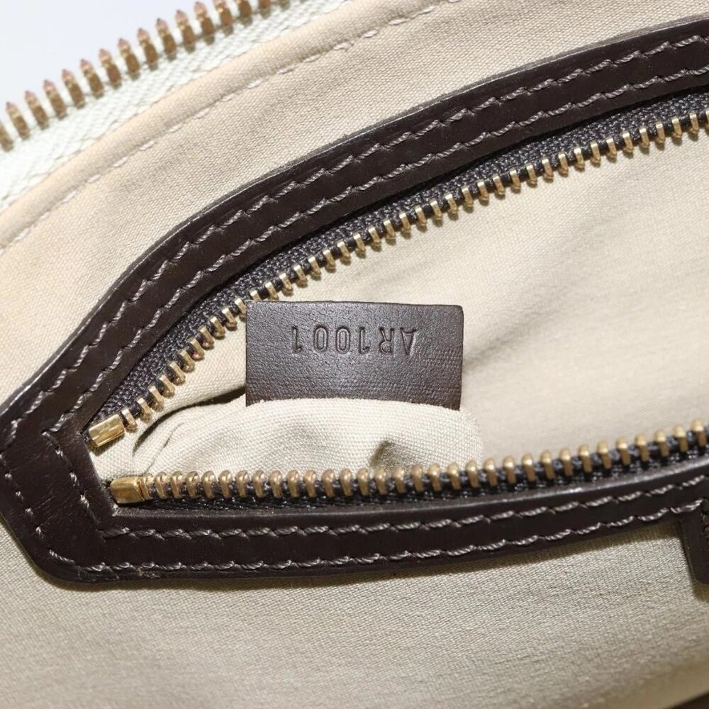 LOUIS VUITTON Monogram Mini Alma Ron Hand Bag Khaki - Picture 11 of 16